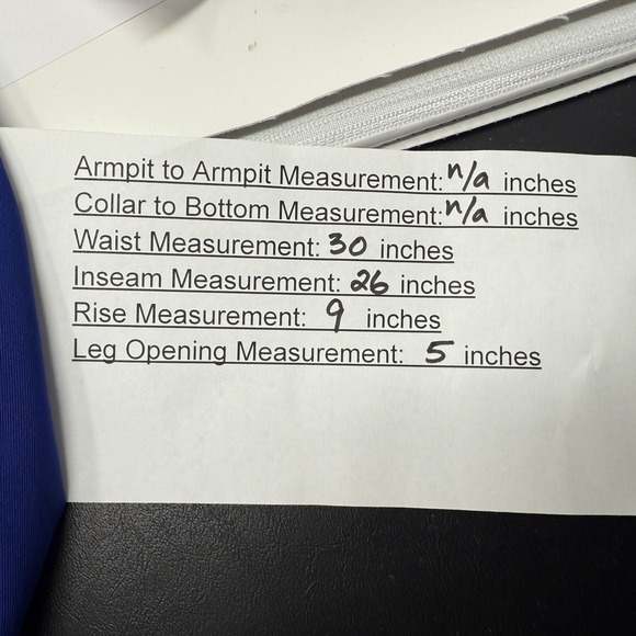 Nike Pro 3/4 Training Men's Large Compression Tights Leggings Blue White - Picture 6 of 6